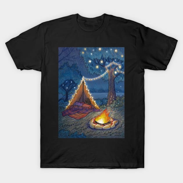 Summer campfire T-Shirt by illustore